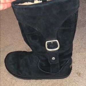 Tall Pocket black UGG Boots